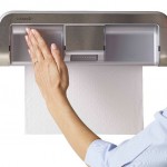 CLEANCut dispenser cutting paper towel