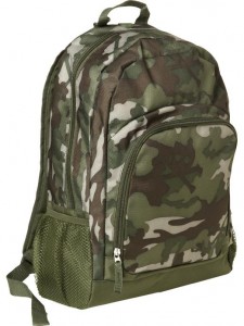 old navy camoflauge backpack