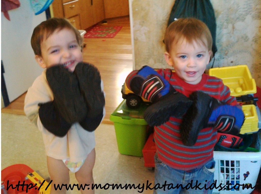 Boys with Boots on their Hands Boys with Boots on their Hands