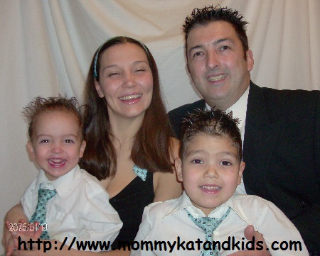 homemade family portrait