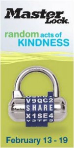 master lock random acts of kindness banner