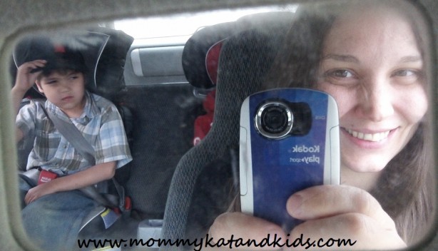 reflection of family in vehicle reflection of family in vehicle