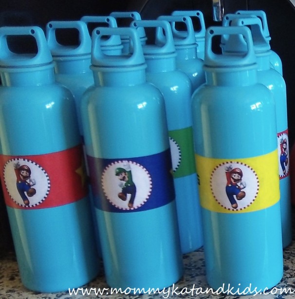 mario water bottles