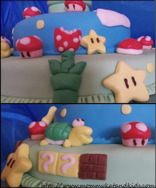 super mario cake details
