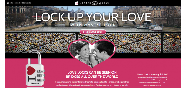 master love lock graphic