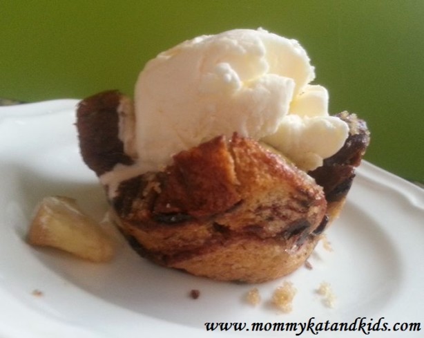 sun-maid cinnamon swirl raisin bread cupcake