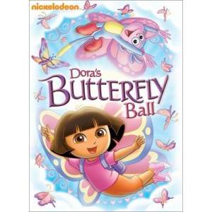 dora's butterfly ball box art