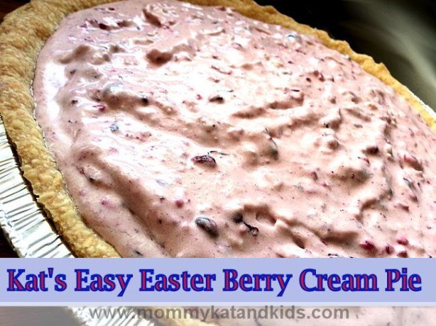 easy easter berry cream pie recipe