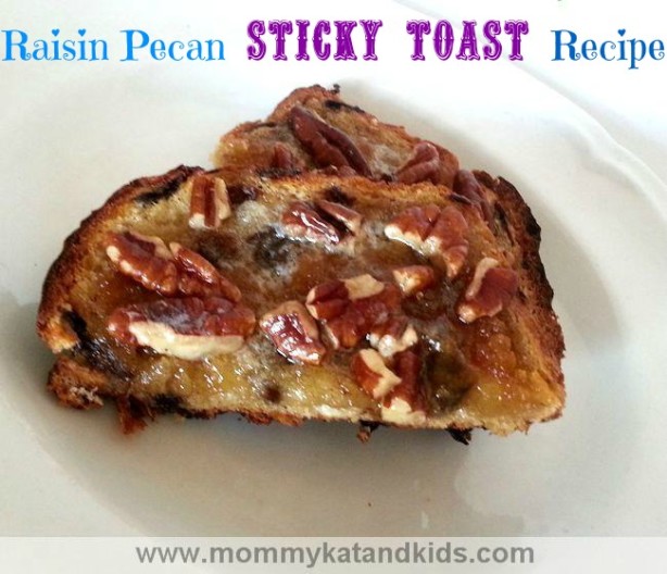 raisin pecan sticky toast recipe