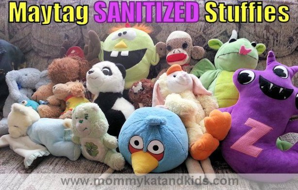 sanitizing stuffies for the maytagbloggerchallenge