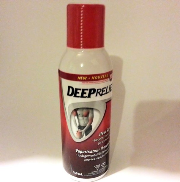 deep relief heat spray