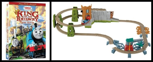 thomas & friends dvd and trackmaster set