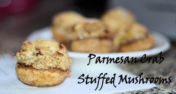 parmesan crab stuffed mushrooms recipe