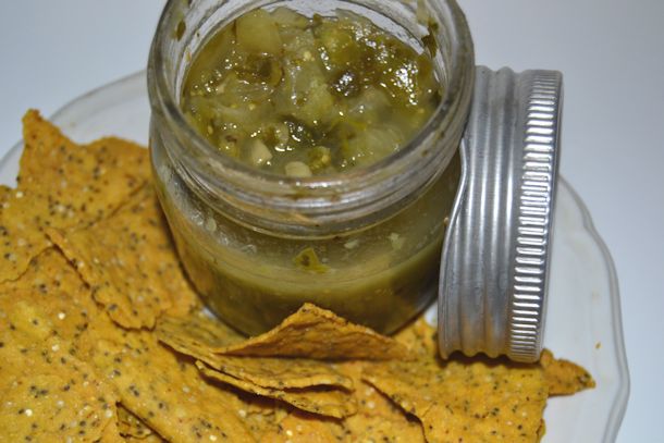 way better snack chips and salsa verde