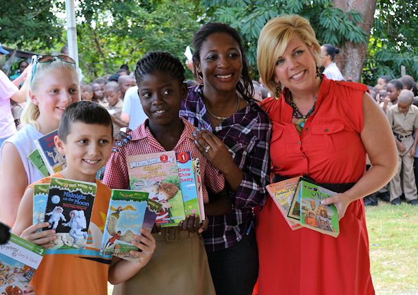Literacy and educational support is a huge part of the work that Sandals Foundation does.