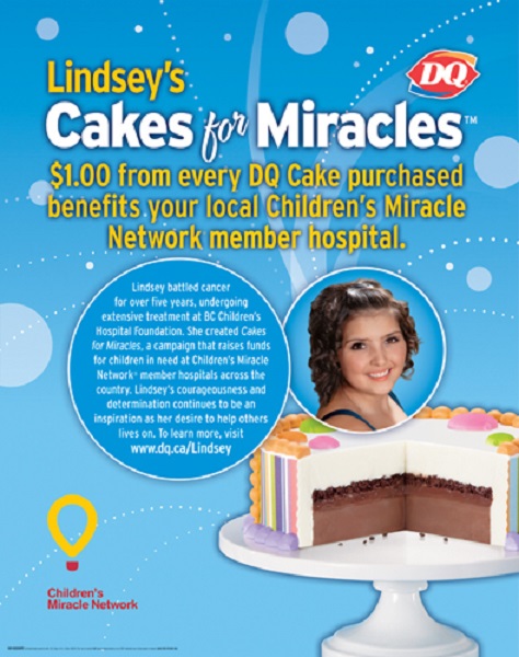 dairy queen lindsey's cakes for miracles