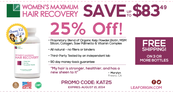 leaf origin women's hair recovery coupon code