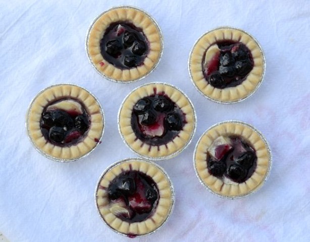 blueberry brie tarts