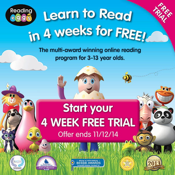 Learn to Read for FREE with a 4 WEEK Trial of Reading Eggs! - Mommy Kat and  Kids