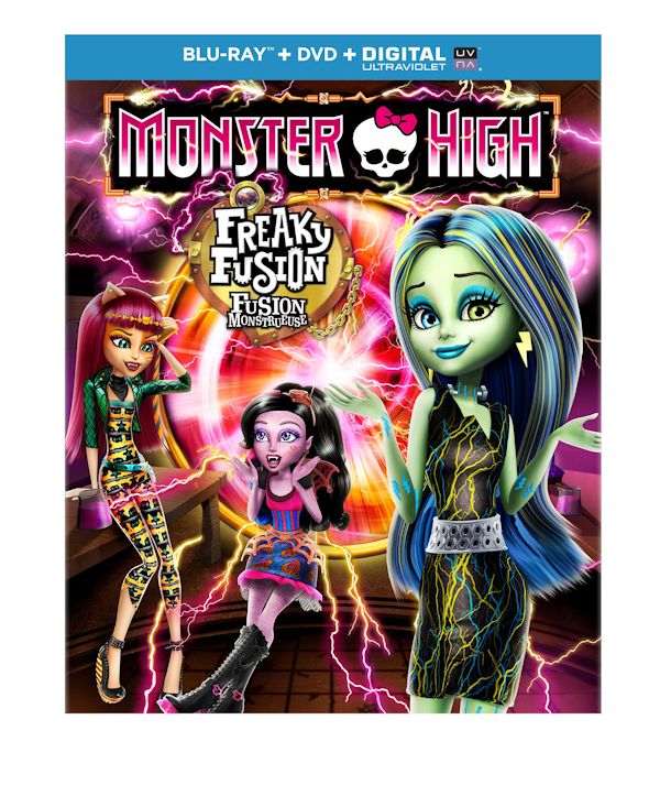 monster high freaky fusion blu-ray como pack