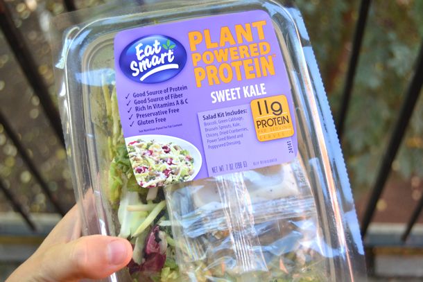 eat smart plant powered protein sweet kale salad