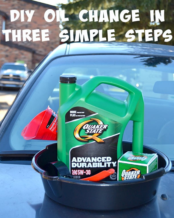 It just takes three simple steps to perform your own oil change! Learn how on Mommy Kat and Kids!