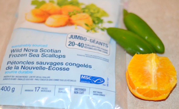 tangy scallops ingredients