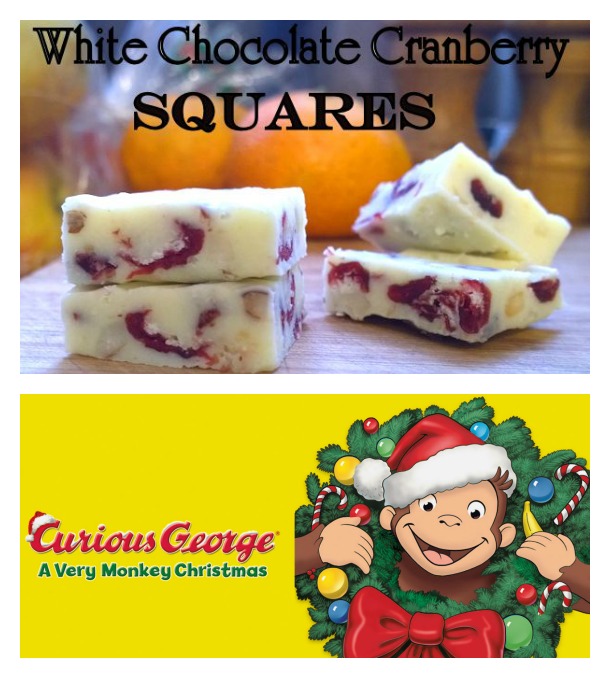 white chocolate cranberry curious george