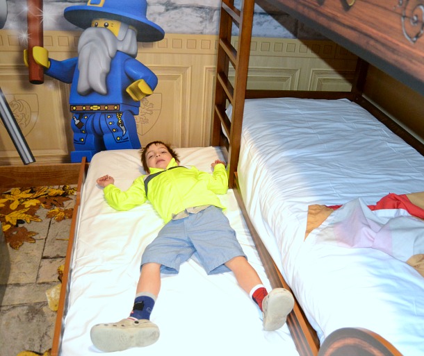 legoland hotel beds for three kids