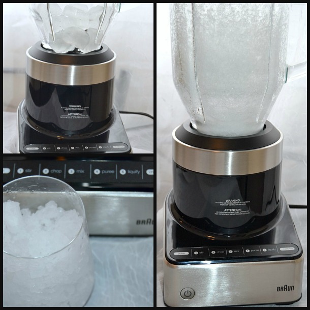 braun blender making crushed ice