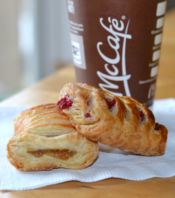 mccafe pastry and free coffee