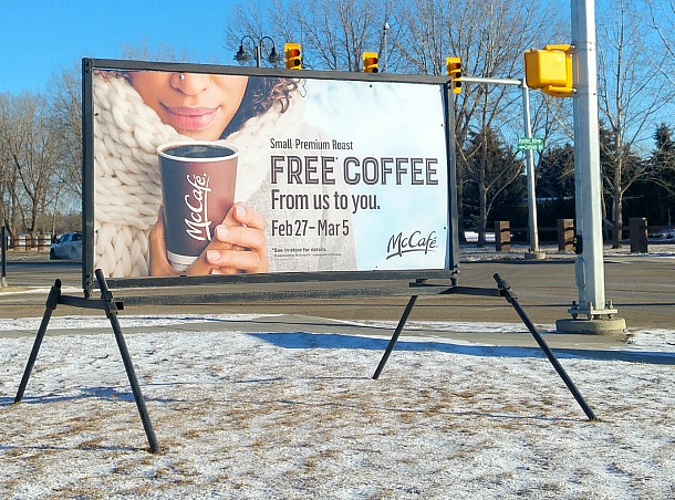 mcdonald's free coffee offer