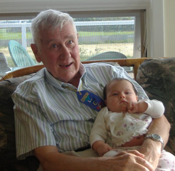 grandad and baby