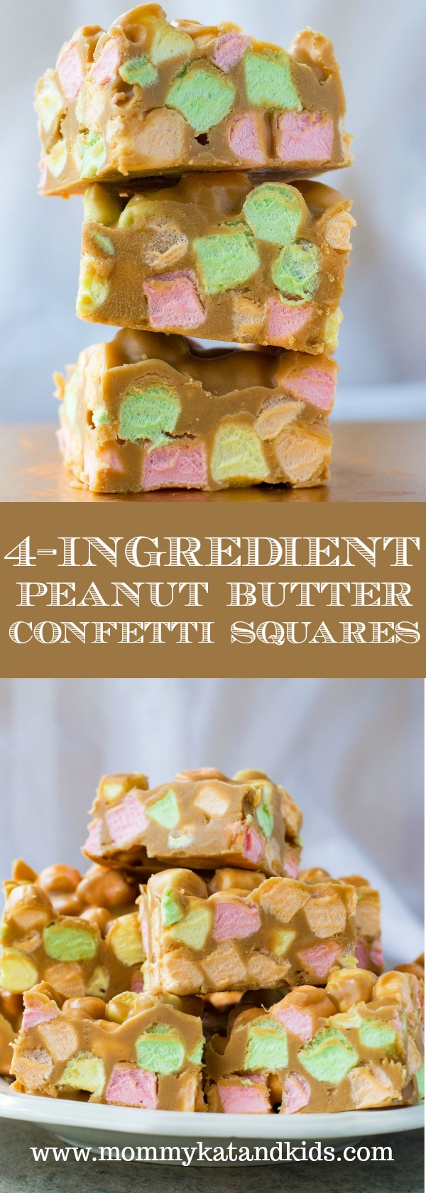 peanut butter confetti squares