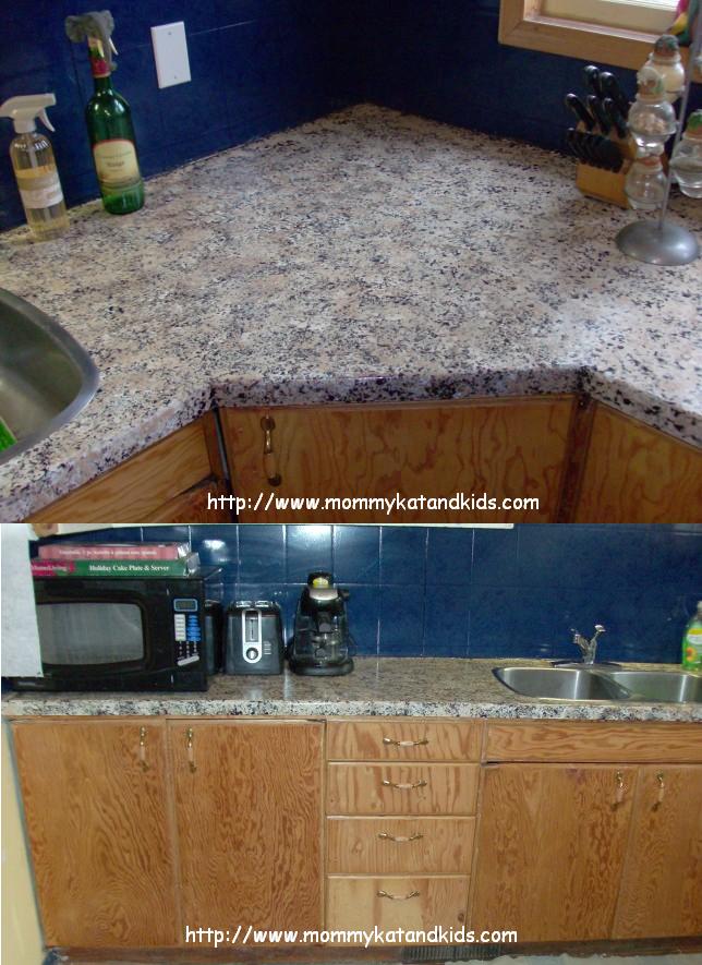 after giani granite countertop paint kit application
