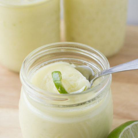 homemade white chocolate lime pudding