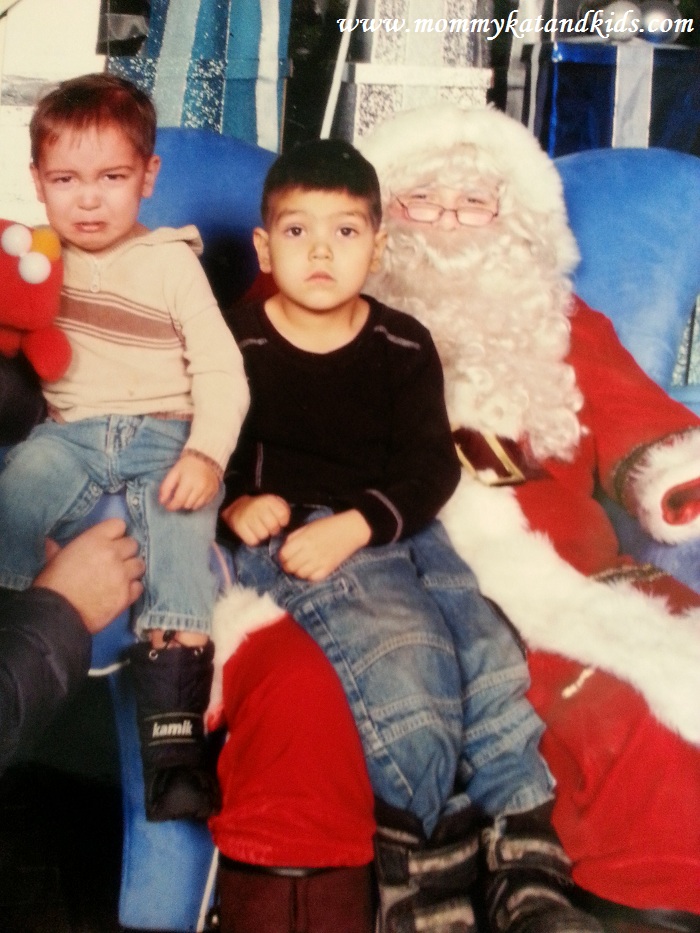 boys with santa