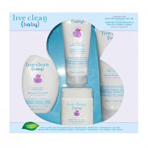 live clean baby gift set
