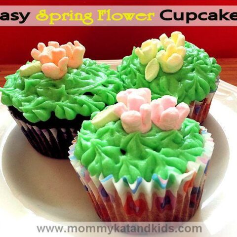 Easy Spring Flower Cupcake Recipe