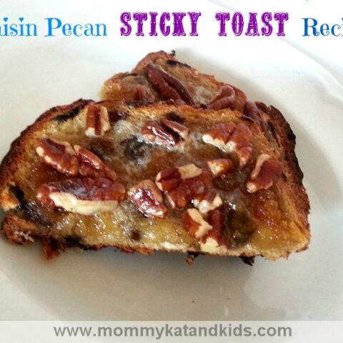 raisin pecan sticky toast recipe