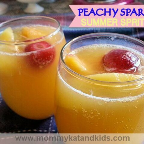 Minue Maid Peachy Sparkler Recipe