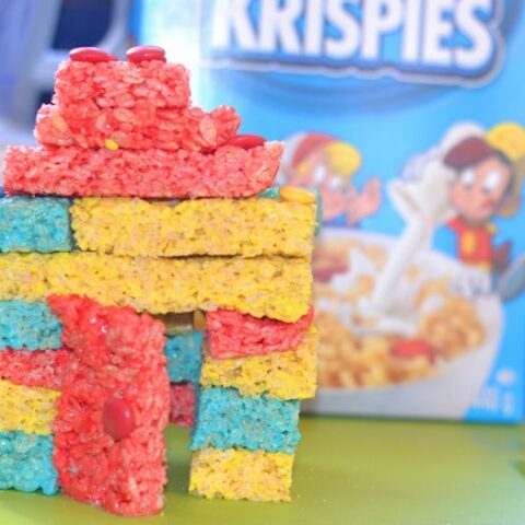 rice krispies lego house