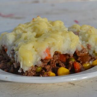 cheese topped healthy shepherd's pie recipe