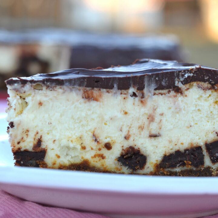 ginger chocolate chunk cheesecake