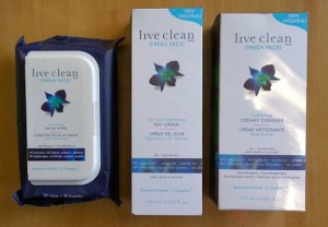live clean fresh face prize pack