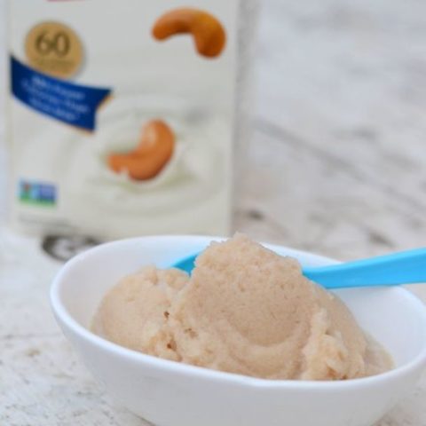3-Ingredient Maple Vanilla Non Dairy Ice Cream