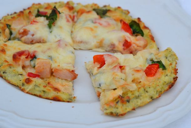 gluten-free chicken ranch pizza