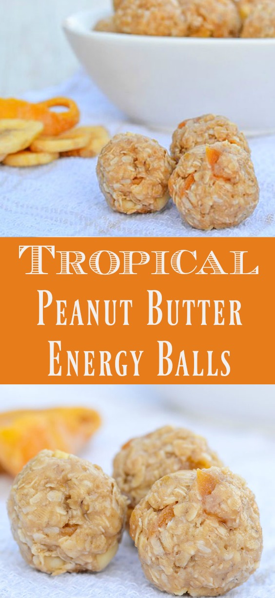 tropical peanut butter energy balls