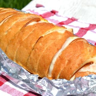 campfire ham and cheese bread