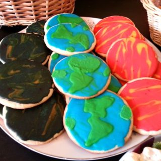 planet sugar cookies